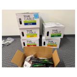 Cat 6 Cable - 5 Boxes and Misc - Mostly Full