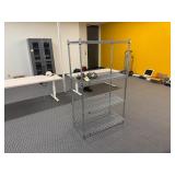 Wire Shelving, 4-Shelf, Chrome