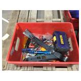 Screwdrivers, Tin Cutters, Level, Drill Bits