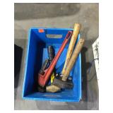Sledge Hammers, Pipe Wrench