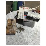 JVC Receiver, Hammer And Punch Set
