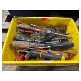 Bin Of Assorted Screwdrivers