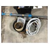 Flower Pots, Hose, Pool Filter