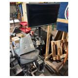 Roll Around Computer Workstation