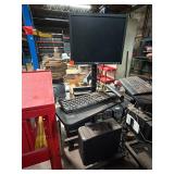 Roll Around Computer Workstation