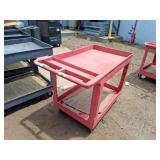 Uline Rolling Cart - Red
