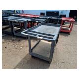 Uline Rolling Cart - Gray