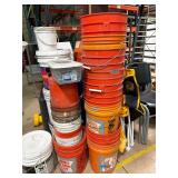 5 Gallon Plastic Buckets Qty - 8