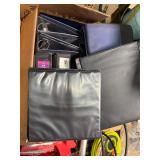 Box of Assorted 3 Ring Binders