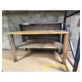Wooden Top Work Bench