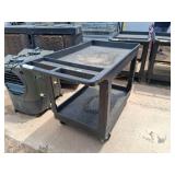 Uline Rolling Cart - Black