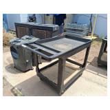 Uline Rolling Cart - Black