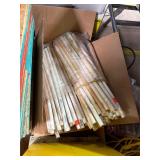 Pieces of 1/2' PVC