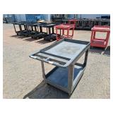 Uline Rolling Cart - Gray