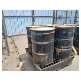 Spill Containment System with 4 Barrels