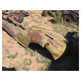 Old Fender and Running Board and Bumper