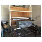 Metal Work Bench With Wheels 60ï¿½x82ï¿½x30ï¿½