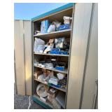 Metal Cabinet On Wheels 81ï¿½x36ï¿½x18ï¿½ Damaged