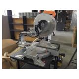 Chicago Electric 12' Miter Saw on Rolling Cart