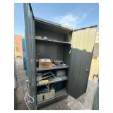 Metal Cabinet On Wheels 75ï¿½x86ï¿½x18ï¿½