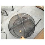 Metal Fireplace Cover Outdoors