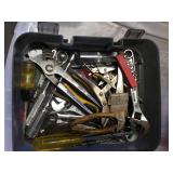Plastic Case With Various Tools