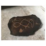 Handmade Decorative Petroglyph Piece 12'