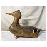 Vintage Wooden Duck Decoy