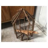 Handmade Folk Art Bird Trap 16'