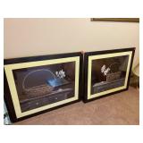 Framed Artwork by Ruane Manning 'Orchid Baskets'