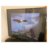 Framed Poster Art  'Dare to Soar'
