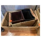 Waste Baskets, Woven Baskets