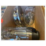 Cake Holder, Loaf Pans, Nambe Bowls
