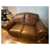 Leather Love Seat
