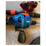 Zebco Sling Shot Fishing Poles Qty - 2