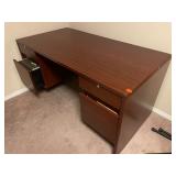 Wooden Desk with Drawers
