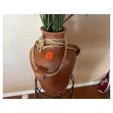 Clay Pot on Stand - 33' Tall