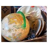 World Globe, No Stand, Ceramic Art, Lamp Shade