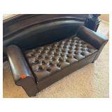 Leather Storage Ottoman