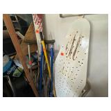 Ironing Board, Crutches, Brooms, Apache Skis