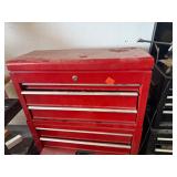 Metal Red Toolbox, Contents Included