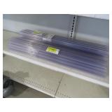 2 Bundles of Plastic Gondola Shelving Price...