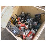 Wooden Crate of Misc. Power Tools (Loaded!!)