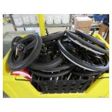 Lg. Lot of Wheelchair Wheels (Bin Not Included)