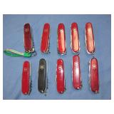 Lot of Pocket Knives