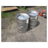 Lot of 2 15.5 Gallon Empty Beer Kegs