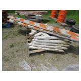 Pallet of Wooden Barricades