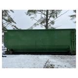 Lot (2) 30 Yard Containers w/ motors &Auger System