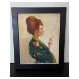 Pasadena Housewife. Art Print. Framed