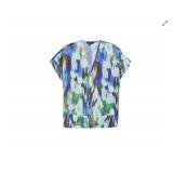 NWT MISOOK Watercolor Crêpe De Chine Top